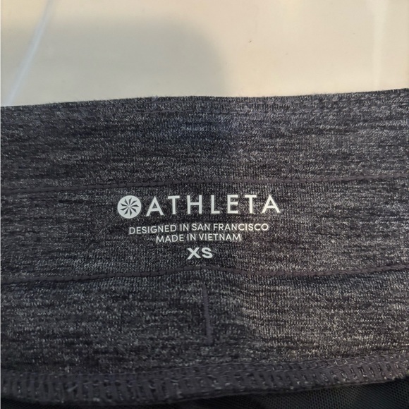 Athleta gray jogger black satin stripe xs - Picture 4 of 4
